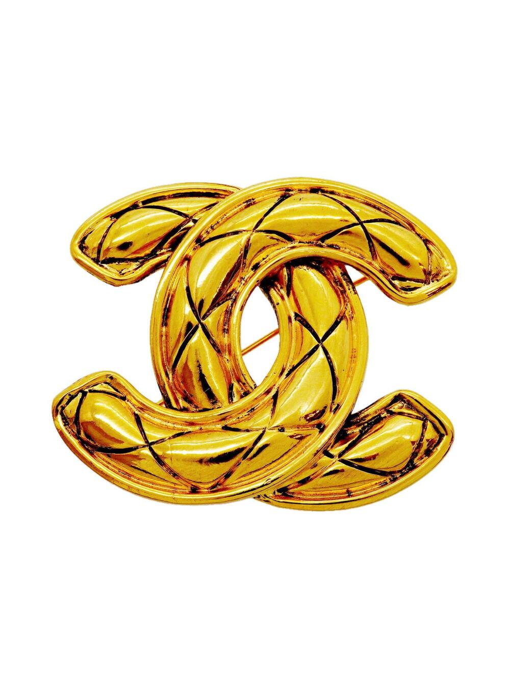 Chanel Cc Logo Brooch Metal #357326C68B